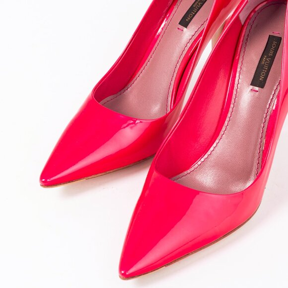 Louis Vuitton Strawberry Rose Pop Patent Leather Pointed-Toe Pumps - Picture 6 of 11
